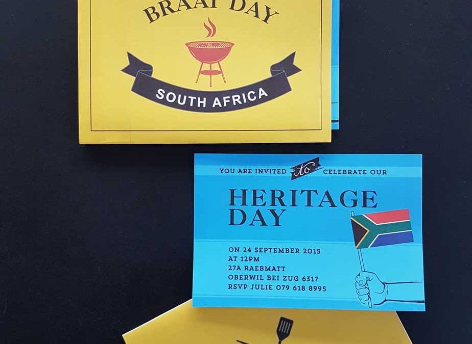 DIY: South African Heritage Day Invitation