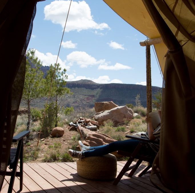 Under Canvas in Utah, USA