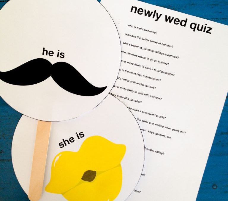 Newlywed Quiz