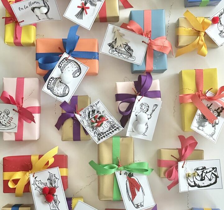 DIY Advent Gift Tags (*free printables)
