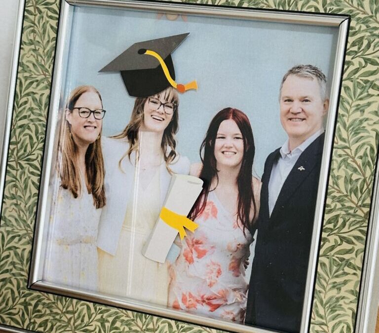 Graduation Photo Shelf